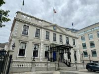 1. Reisetag – Stadtrundfahrt/-spaziergang in Dublin – The Mansion House, Dawson Street (Sitz des Bürgermeisters)