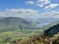 7. Reisetag – Tag in Connemara – Wandern im Nationalpark – Blick vom Diamond Hill auf die Kylemore Abbey