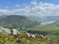7. Reisetag – Tag in Connemara – Wandern im Nationalpark – Blick vom Diamond Hill auf die Kylemore Abbey