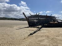 Irland, Bunbeg Strand & Bad Eddie´s Wrack