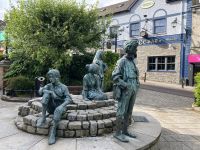 Irland, Letterkenny, The Hiring Fair - Monument