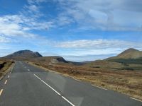 Fahrt am Errigal Mountain 