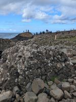 Hexagonale Basaltsäulen am Giant's Causeway