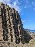 12m hohe Basaltsäulen am Giant's Causeway