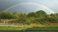 Regenbogen auf der Fahrt nach Tralee