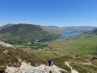 7. Tag – Erkundungen in Connemara – Wanderung im Nationalpark auf den Diamond Hill – Aussicht auf die Kylemore Abbey