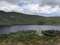 Glenveagh Castle Aussicht vom Viewpoint