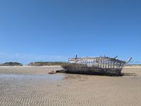 Bunbeg Beach Bád Eddie Schiffswrack