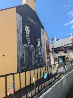 Charlie Chaplin Wandmalerei