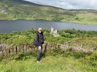 3. Tag – Im schönen County Donegal – Wandern im Glenveagh-Nationalpark – Blick vom Aussichtspunkt auf das Glenveagh Castle