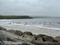 9. Tag – Gort bis Tralee – Mittagspause an der Strandpromenade in Lahinch