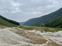 12. Tag – Tag in den Wicklow Mountains – Wandern im Tal von Glendalough – Ruinen der Bleimine am Ende des Tals