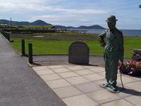 Charly Chaplin-Denkmal in Waterville