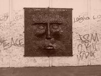 Wandbild an der peace line