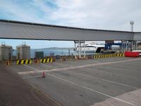 Irlandfähre kommt an