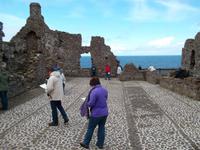 Hof von Dunluce Castle
