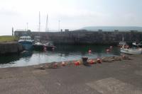 Der hübsche Hafen von Carnlough an der nordirischen Küste