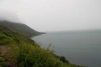 Verregneter Blick auf die Küste am Ring of Kerry