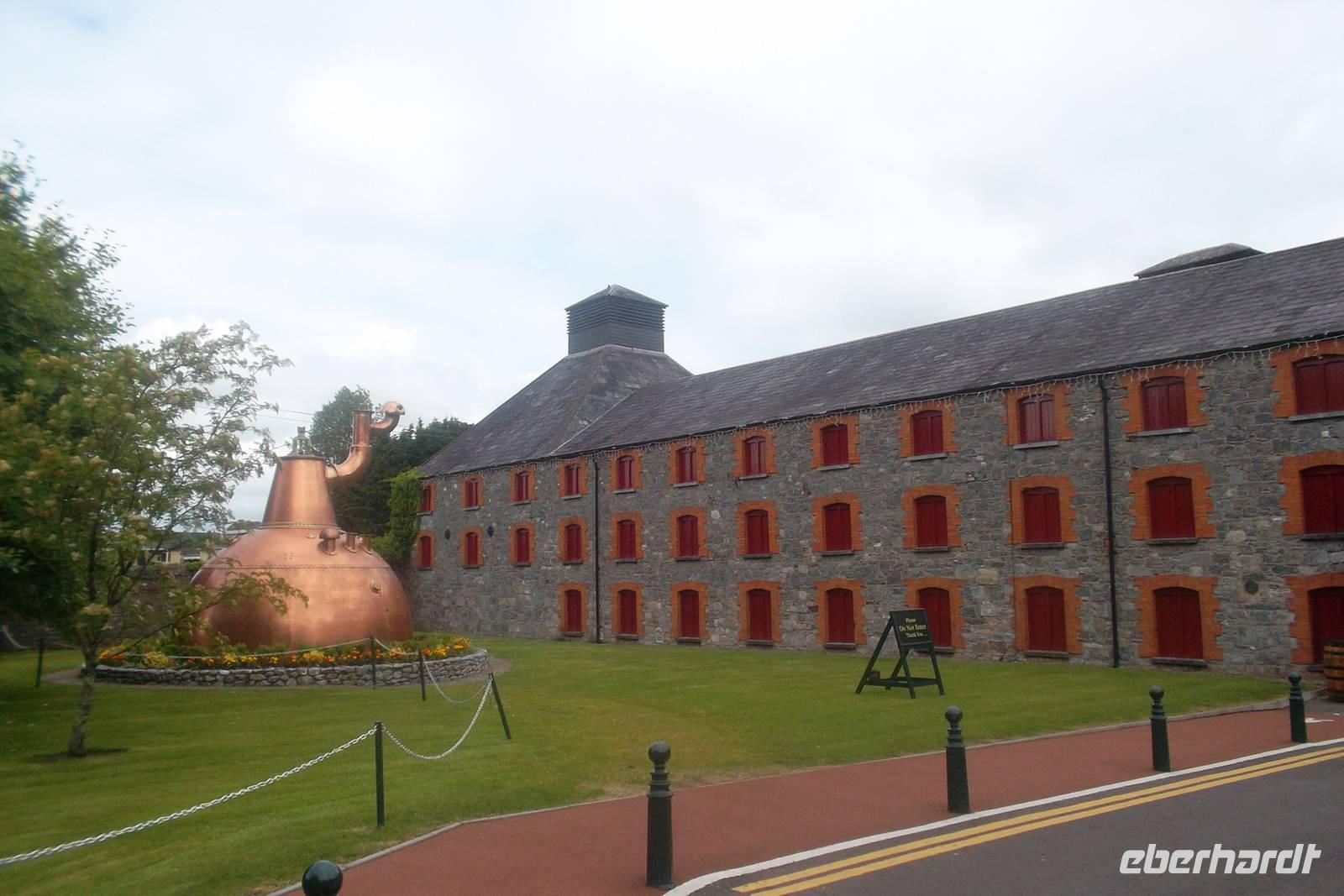 recht eindrucksvoll: die Jameson-Distillery