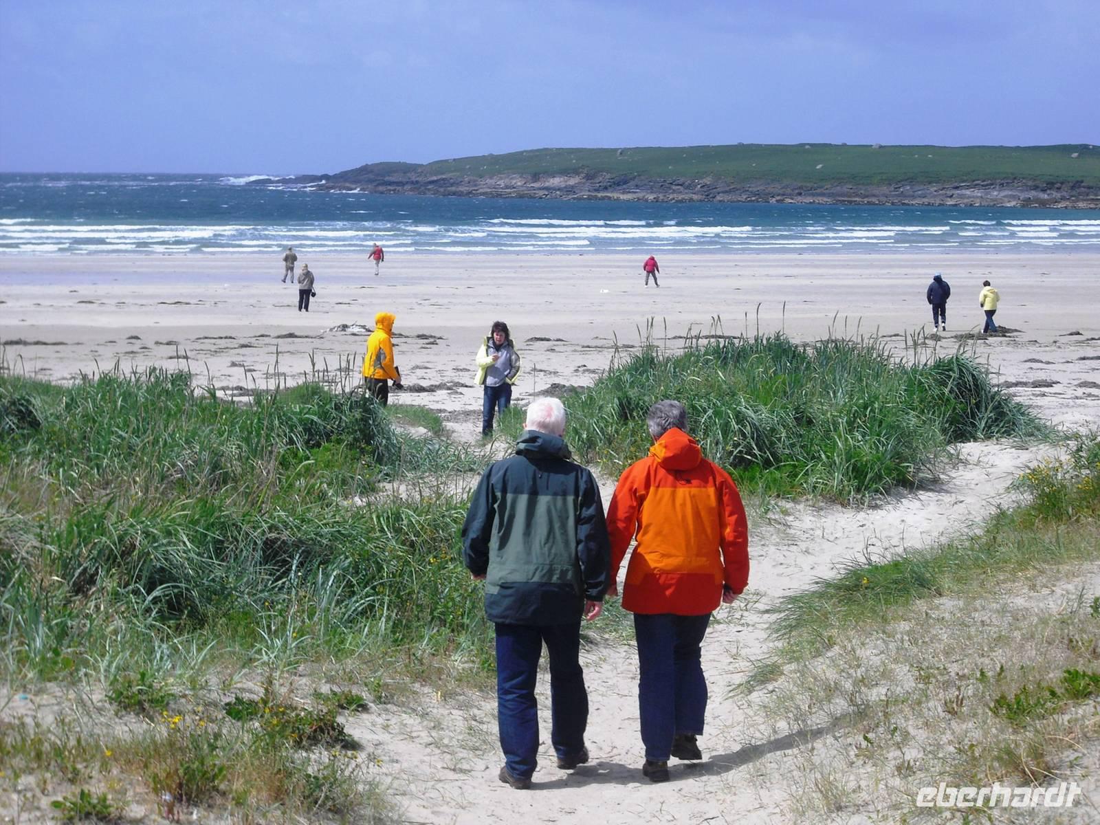 Stürmiger Strandspaziergang in Narin - Irland