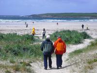 Stürmiger Strandspaziergang in Narin - Irland