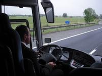 Auf der Fahrt zum Fährhafen in Hull