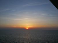 Sonnenuntergang über der Nordsee