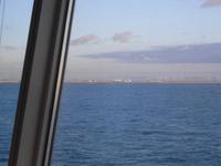 Ablegen des Fährschiffes in Rotterdam