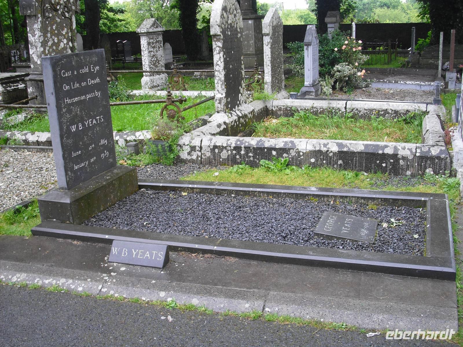 Grab von W. B. Yeats in Drumcliff, Co.Sligo, Ireland