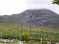 Crough Patrick im Wolkenkleid