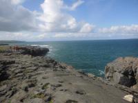 Burrenlandschaft am Meer