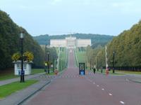 Blick zum Parlamentsgebäude in Belfast