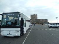 Unser Bus vor Carrickfergus