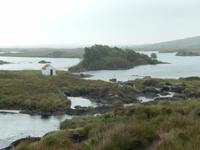 Ein Ferienhaus im Torfmoor von Connemara