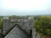 Blick über die Zinnen von Bunratty Castle