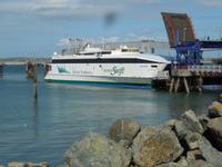 Die Fähre kurz vor dem Ablegen