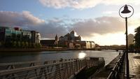 Dublin am Abend - am River Liffy