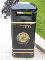 Papierkorb in Belfast