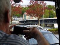 Zweietagige Brücke in Derry