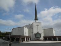 Die riesige Kirche am Wallfartsort Knock