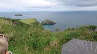 An der Rope Bridge auf der Costal Route in Nordirland