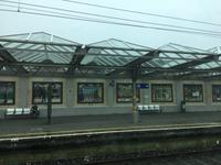 Fahrt mit dem DART-Zug von Greystones nach Dublin