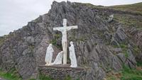 Gott hilft auf den schmalen Küstenstraßen auf Dingle