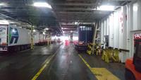 Im Fahrzeugsdeck der Ulysses