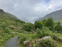 Irland, Glenveagh , Wandern am Lough Beagh