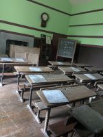 Schule im Folk Park