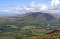 Wanderung im Connemara National Park - Blick auf die Kylemore Abbey
