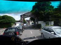 Die Einfahrt zur Old Midleton Destillerie