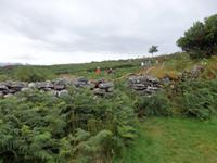 hier stand ein altes Bauernhaus