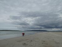  Wolken über dem kilometerlangen Strand von Inch